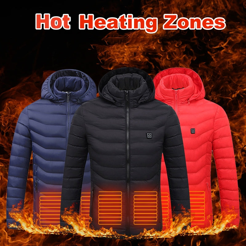 Winter heating jacket+ heating gloves BUNDLE