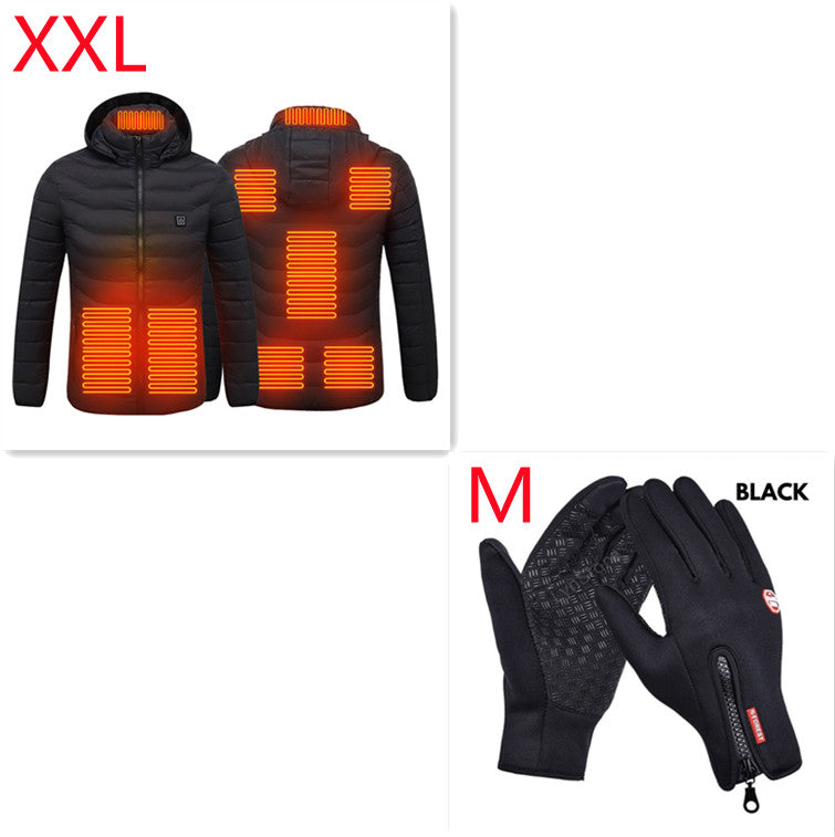 Winter heating jacket+ heating gloves BUNDLE